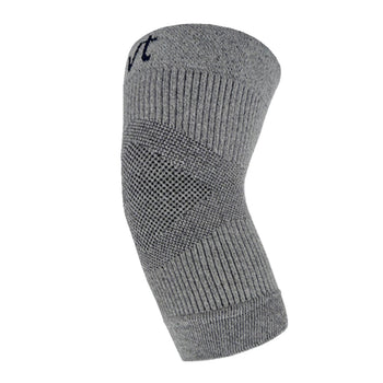 Grey Elbow Compression Sleeve with Germanium Carbon