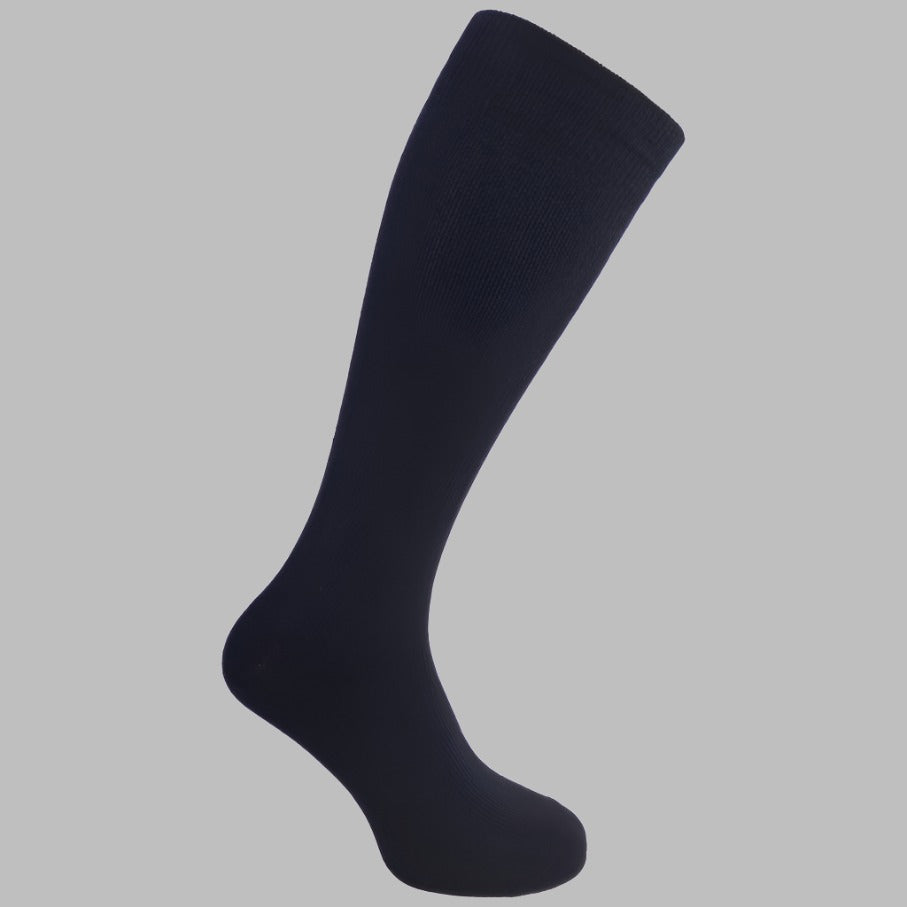 Infrared Compression Socks Black - Travel Medical Grade 18-21 mmHg