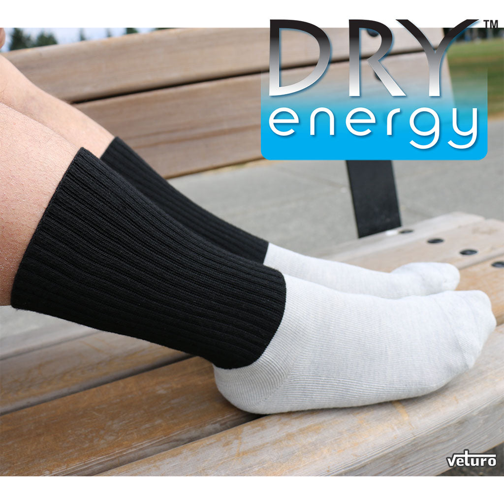 Infrared Dry Energy Socks MedCrew Black - Gloves for Therapy by Veturo