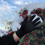 Infrared Fleece Gloves Grip Touchscreen - Gloves for Therapy by Veturo