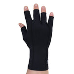 Infrared Compression Arthritis Half Finger Gloves - Gloves for Therapy by Veturo