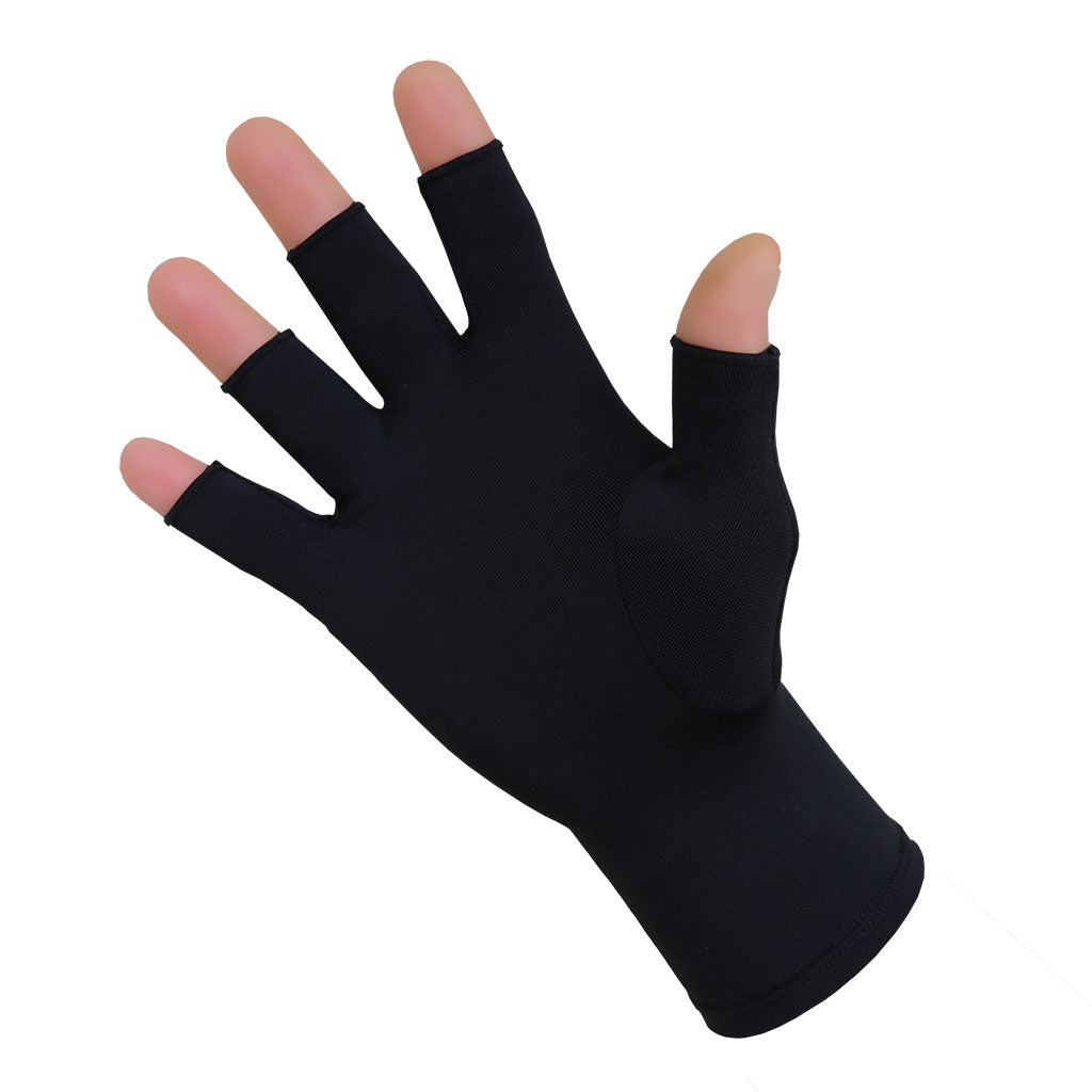 Expert Flat Knit Compression Glove with Open Fingers Ccl 1 (18-21