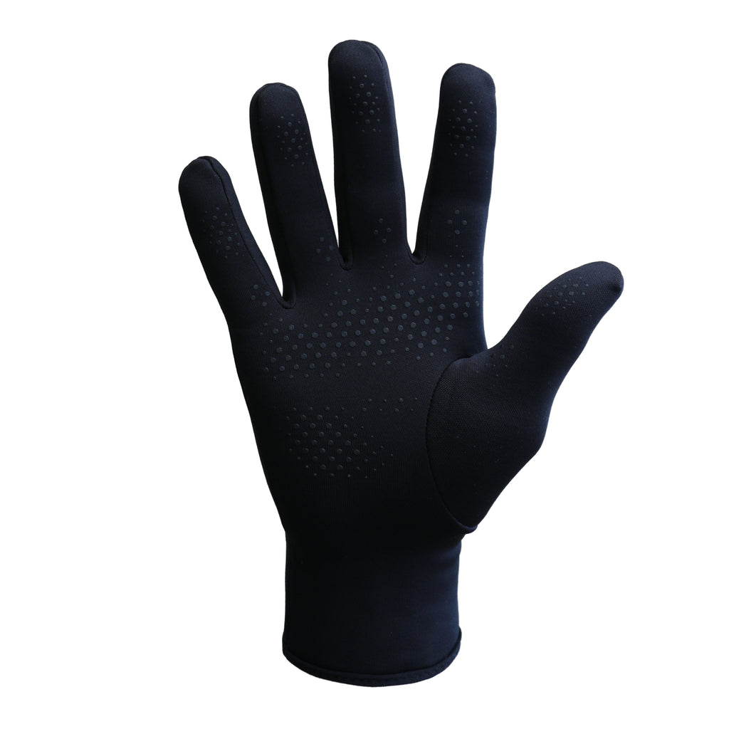 Infrared Fleece Gloves Palm Grip in Black Safe for Driving
