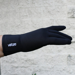 Infrared Compression Open Finger Gloves Grip Arthritis and Cold Hands –  Gloves for Therapy by Veturo