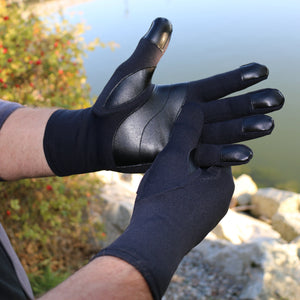 Infrared Leather Grip Gloves for Arthritis and Raynaud's