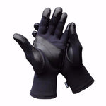 Infrared Gloves Leather Grip Black  for Men and Women
