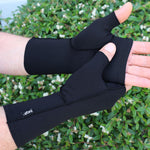Infrared Fingerless Mitten Gloves - Hand & Wrist Support - Gloves for Therapy by Veturo