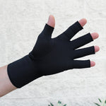 Infrared Responsive Fleece Open Finger Gloves Men and Women