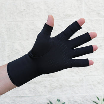 Infrared Responsive Fleece Open Finger Gloves Men and Women