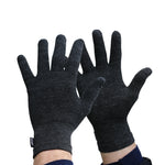 3D Knit Infrared Circulation Full Finger Gloves Cold Male Hands