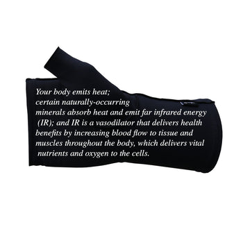Infrared Fingerless Mitten Gloves - Hand & Wrist Support - Gloves for Therapy by Veturo