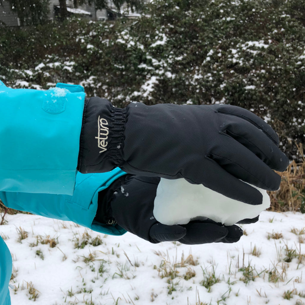 Hands Grey Softshell Gloves for Veturo by - Insulated Gloves – Keep Warm Thermal Fleece Therapy