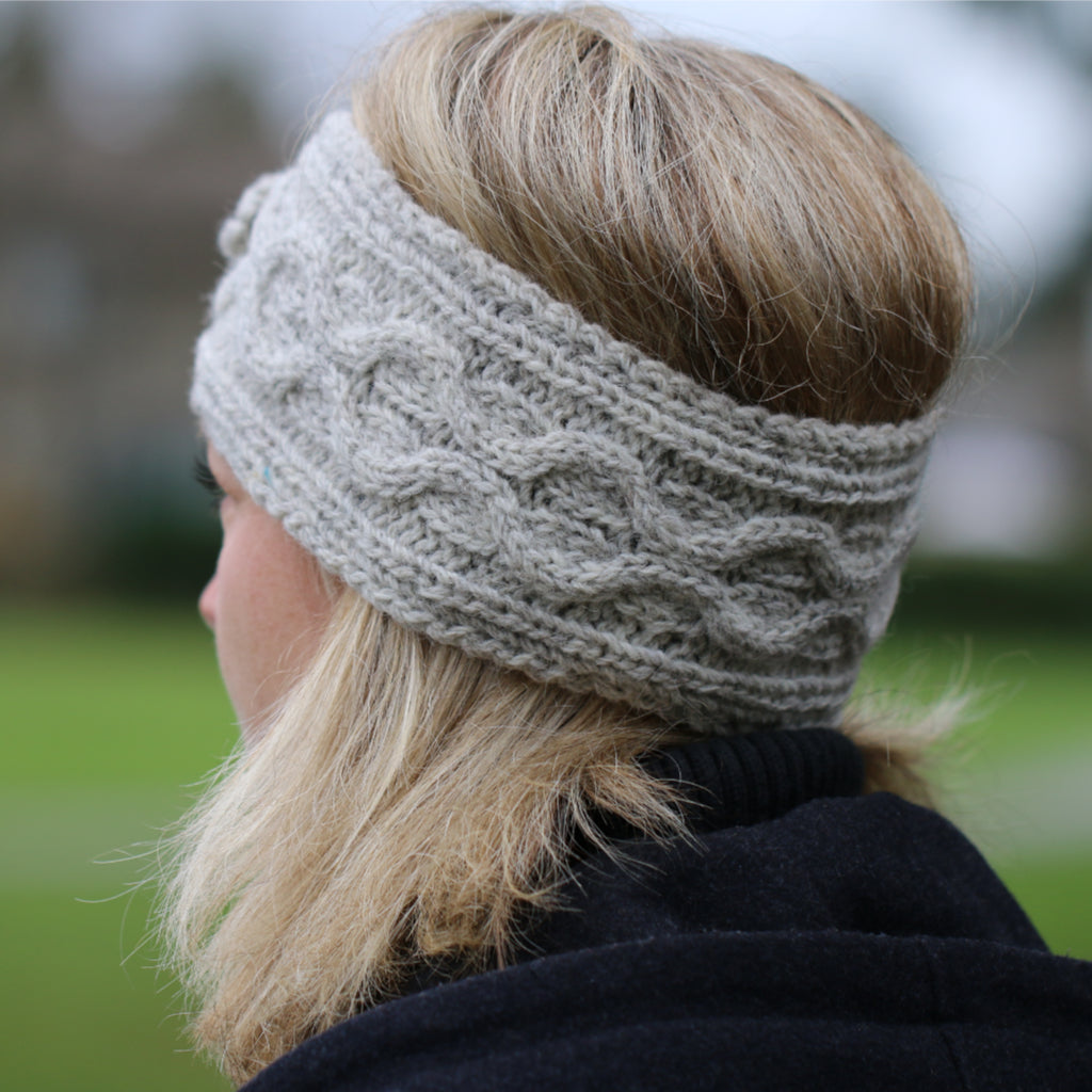 Handmade Cozy Infrared Lined Wool Headband